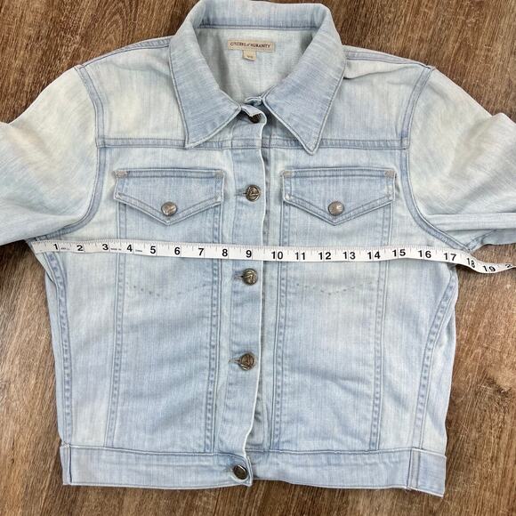 Citizens of Humanity Borderline Light Wash Denim Jacket Jean Jacket - Picture 8 of 8